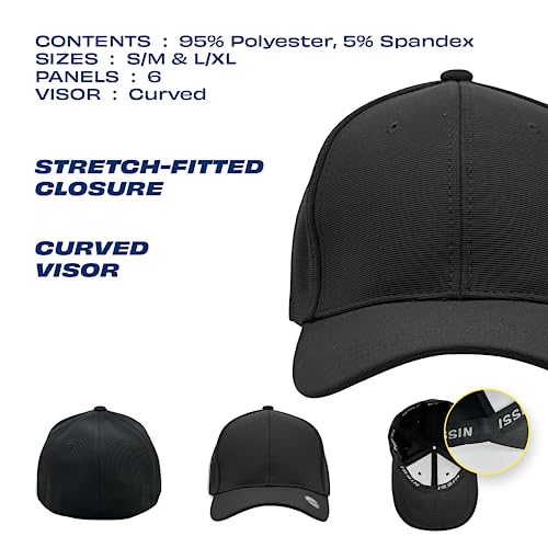 [2 Pack] Hybrid Stretch-Fitted Trucker Cap, Baseball Cap with Air Mesh - color: 2pk Khaki, size: Small-Medium