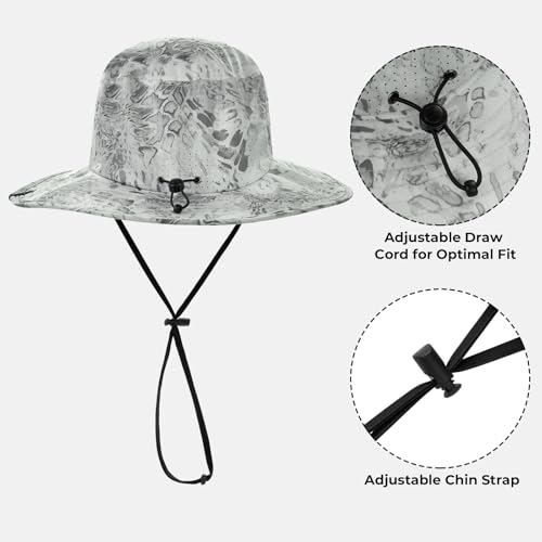 KastKing Sol Armis UPF 50 Boonie Hat for Sun Protection,Men Women - color: Prym1 Glacier Fade