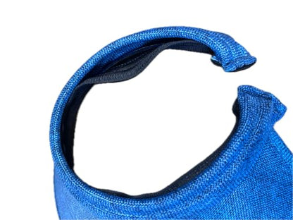 PRO.FASHION Women's Summer Sun UV Protection Visor Wide Brim Clip on Beach Pool Golf Cap Hat-Polyester - color: Tapered Brim - Navy