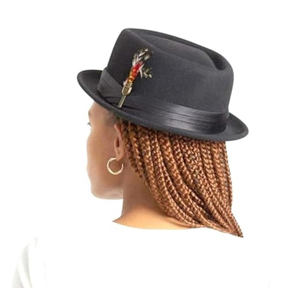Brixton Men's Stout Pork Pie Hat - size: Medium