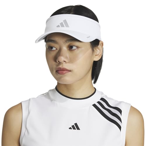 adidas Womens Superlite 3 Visor Casual - Black - color: White/Silver Metallic/3