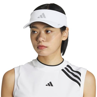adidas Womens Superlite 3 Visor Casual - Black - color: White/Silver Metallic/3