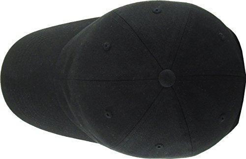 KBETHOS Classic Unisex Cotton Adjustable Low Crown Baseball Cap – Plain Dad Hat - color: Black (12 Pack)