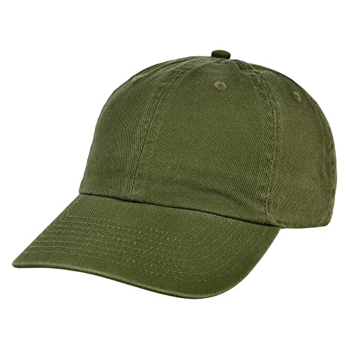 Lids Blank Baseline Dad Adjustable Strapback Hat - color: Olive