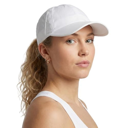 TOP-EX UPF 50+ Cooling Ponytail Baseball Cap for Women, Water-Resistant - color: White/3.0, size: X-Small