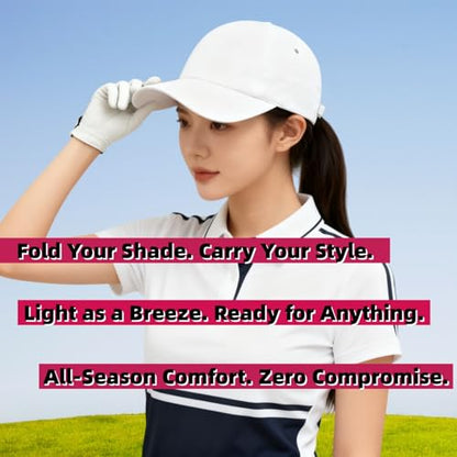 Ultra-Lightweight & Breathable UPF 50+ Baseball Cap - color: White