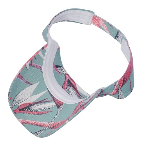 ZLYC Print Sports Sun Visors for Women Girls - color: Light Blue