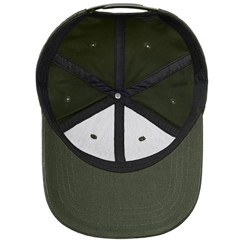 American Flag Baseball Cap for Men Women, Flag Embroidery & Adjustable Fit - color: Dark Green