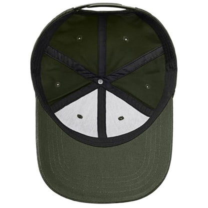 American Flag Baseball Cap for Men Women, Flag Embroidery & Adjustable Fit - color: Dark Green