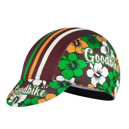Cycling Cap for Man and Woman Cycling Hat Under Helmet-Polyester Breathable Sweat Absorbent - color: Flo-8