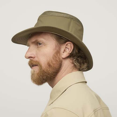 Tilley Womens Ltm5 Airflo Medium Brim Recycled Sun Hat, Olive, 7.75 US - color: Olive, size: 7 3/4