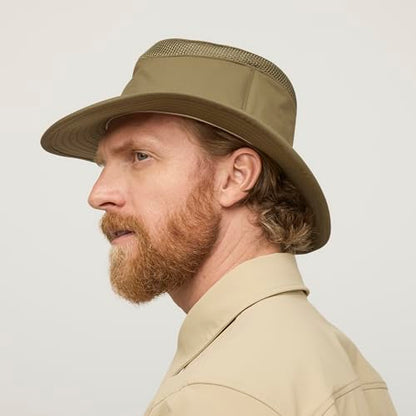 Tilley Womens Ltm5 Airflo Medium Brim Recycled Sun Hat, Olive, 7.75 US - color: Olive, size: 7 3/4