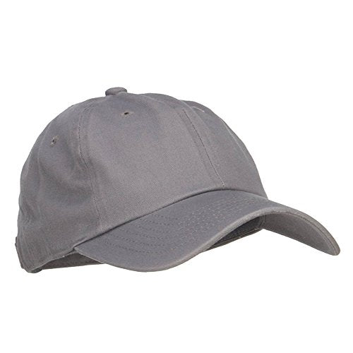 Nissi Unstructured Cotton Twill Washed Cap - color: Grey