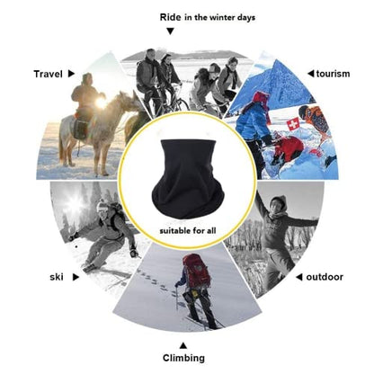 clothin Balaclava Face Mask, Ski Mask for Men Women, Full Face Mask Hood Tactical Skiing,Motorcycling,Winter Sports - color: Black-winter