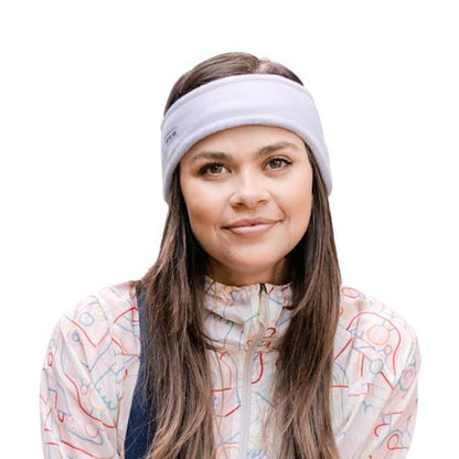 Turtle Fur Bang Band - Warm Headbands for Men and Women - color: White