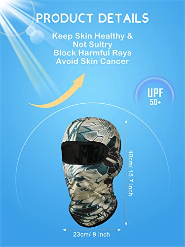 Geyoga 12 Pcs Ski Mask Balaclava Full - color: Camouflage Color