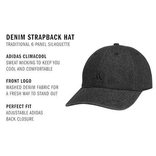 adidas Womens Saturday Cap Casual - Black - color: Black Denim/Black/Denim