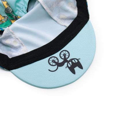 Cycling Cap for Man and Woman Cycling Hat Under Helmet-Polyester Breathable Sweat Absorbent - color: Flo-35