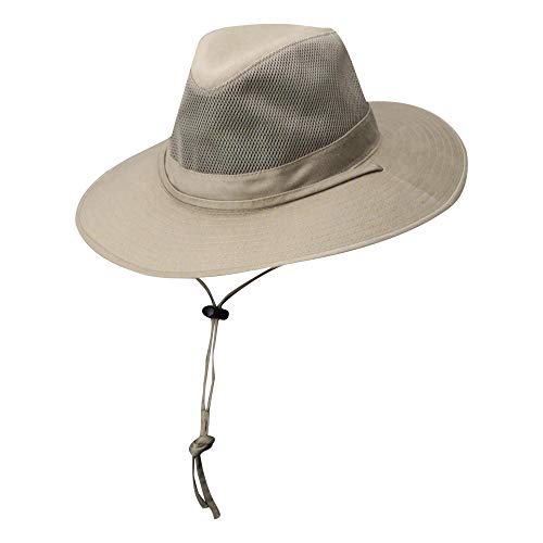 Dorfman Pacific DHC Outdoors Solarweave Treated Cotton Hat - color: Camel, size: XX-Large