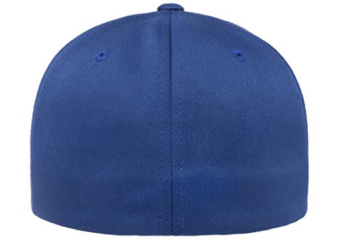 Flexfit Men's Athletic Baseball Fitted Cap - color: Royal, size: Small-Medium
