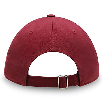 JPAK Two Tomatoes Premium Dad Hat Embroidered Cotton Baseball Cap Vegetables Embroidery - color: Maroon