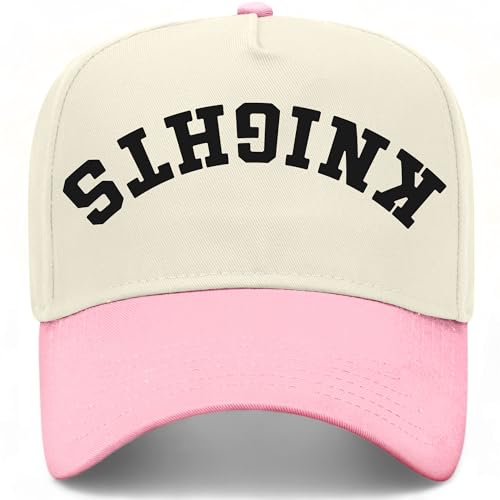 BROTHER TRUCKERS Knights Upside Down Hat - color: Pink/Natural