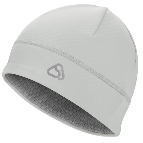 Skull Cap for Men Women Unidirectional Moisture Absorption & Sweat Wicking Quick-Dry Running Hat Beanie, Thermal Helmet Liner - color: White