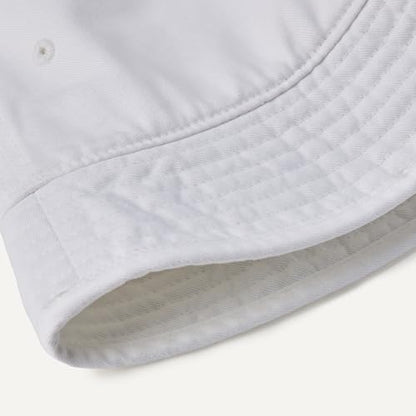 Amazon Essentials Men's Washed Cotton Canvas Bucket Hat - color: White, size: Small-Medium