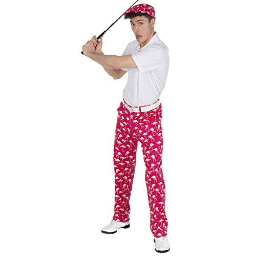 Royal & Awesome Men's Golf Flat Cap, Funny Golf Hats - color: Birdie Breeks