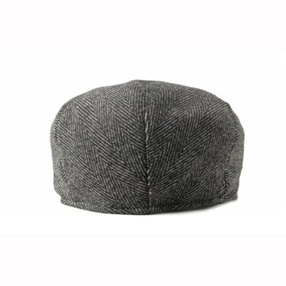 Idopy Men`s Classic Adjustable Ivy Irish Newsboy Golf Cap Hat - color: 267 Black