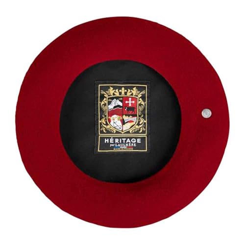 Laulhere Heritage Classiques Authentique Traditional French Wool Beret - color: Passion