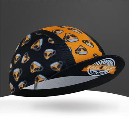 Cycling Cap for Man and Woman Cycling Hat Under Helmet-Polyester Breathable Sweat Absorbent - color: Bee-6