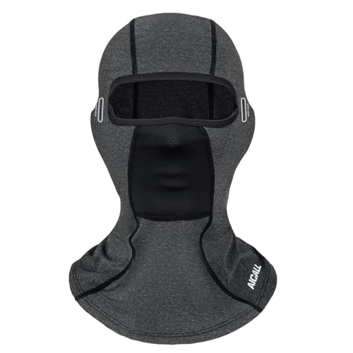 Balaclava Ski Mask Waterproof Anti-Fogging Windproof Winter Gear Thermal Face Mask for Men Women - color: Gray 1