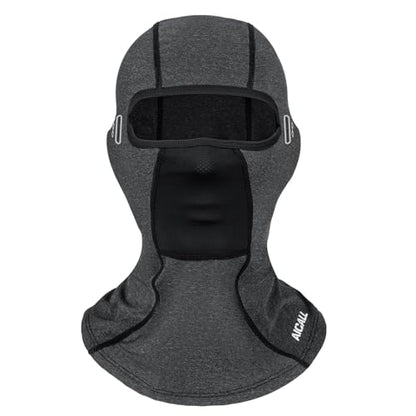 Balaclava Ski Mask Waterproof Anti-Fogging Windproof Winter Gear Thermal Face Mask for Men Women - color: Gray 1