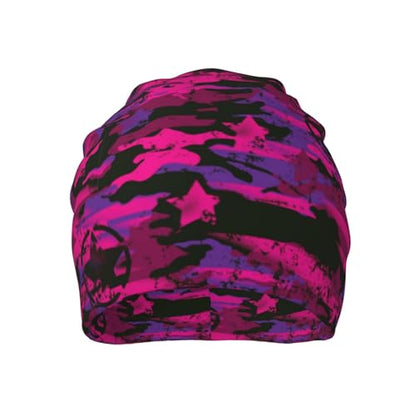 Slouchy Beanie Hat Skull Cap Chemo Headwear Baggy Hats for Men Women Running Cycling - color: Camo Hunting