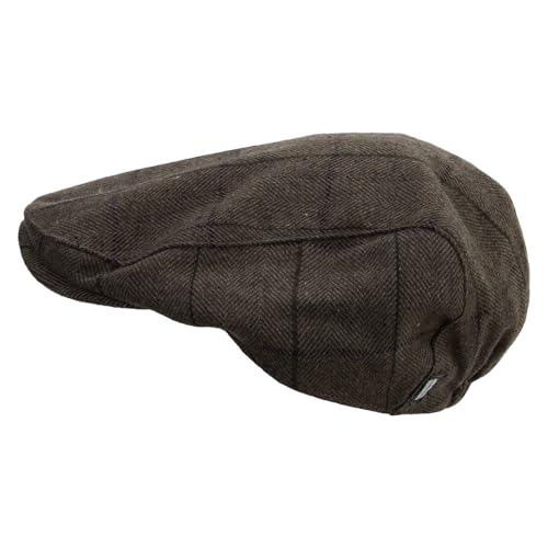 Big Size Plaid Regular Ivy Cap - color: Tan, size: X-Large-XX-Large