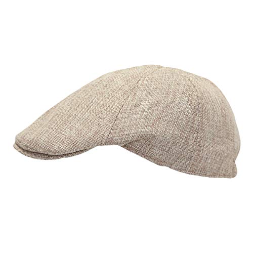 WITHMOONS Ivy Cap Summer Mesh Newsboy Irish Gatsby Golf Hats TZ30047 - color: Beige, size: One Size