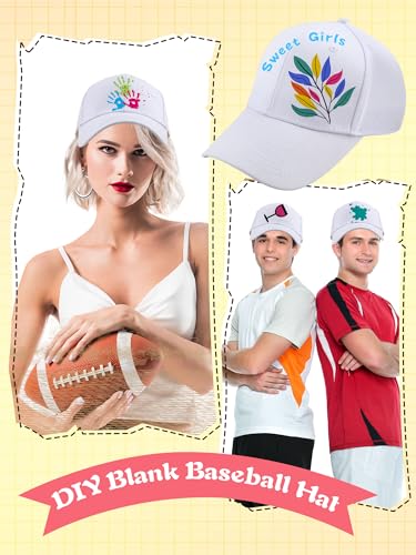 22 Pcs Adult Cotton Baseball Hat Solid Color Baseball Caps Adjustable Blank Golf Cap Plain Ball Hats Bulk for Unisex - color: Color Set 1
