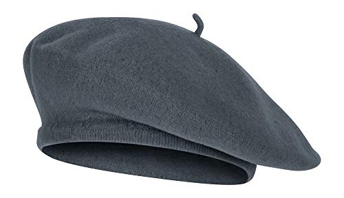 TOP HEADWEAR Wool Blend French Bohemian Beret - color: Charcoal