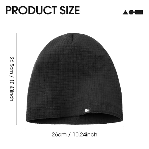 LONGLONG Winter Slouchy Beanie Hat Lightweigh Warm Skull Cap for Men Women - color: Black