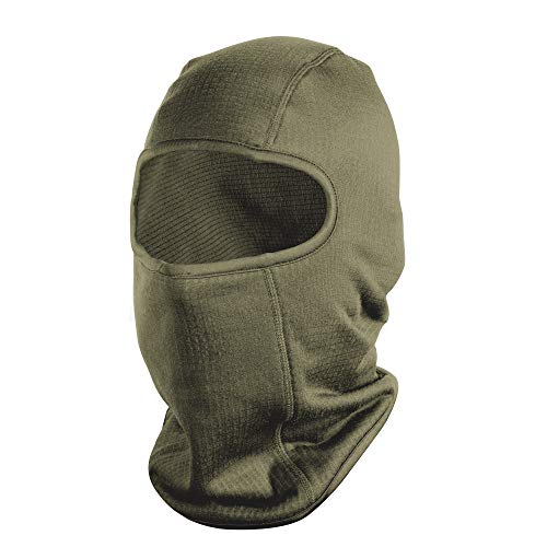 Helikon-Tex Extreme Cold Weather Balaclava, Grid Fleece - color: Olive Green