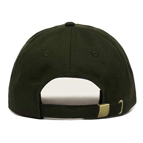 Airplane Baseball Hat, Embroidered Dad Cap, Unstructured Soft Cotton, Adjustable Strap Back (Multiple Colors) - color: Olive