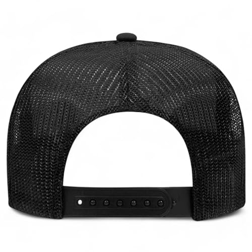 Game Day Flag Hat - color: Black Foam Mesh Back