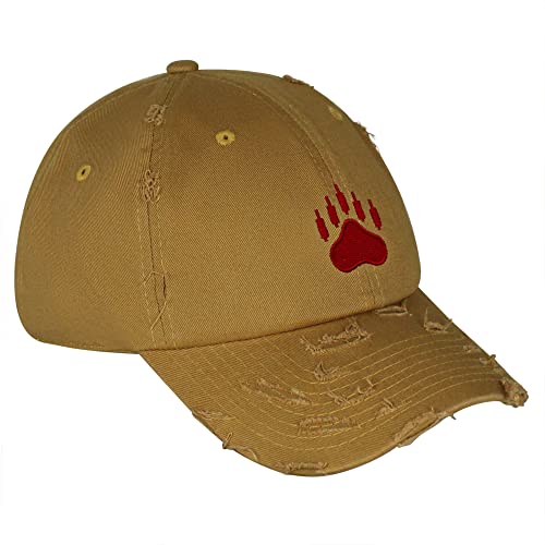 JPAK Bears Vintage Dad Hat Embroidered Cap NASDAQ Symbol Stocks - color: Luxor Gold