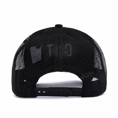 CAT Men's Raised Logo Cap - color: Black
