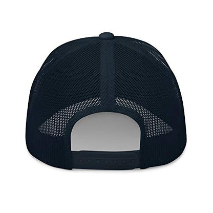 NG Boat Bring Out Ass and Titties Curved Bill Trucker Hat Mid Crown Adjustable Funny Adult Humor Cap - color: Navy