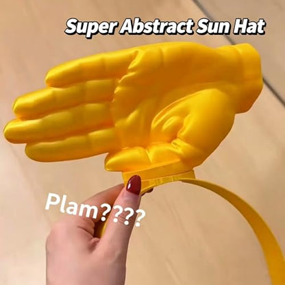 Novelty Hand Hat Visor - color: Pink