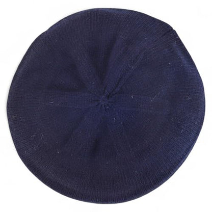 Armycrew Premium Wool Modern Stylish Beret Hat - color: Navy