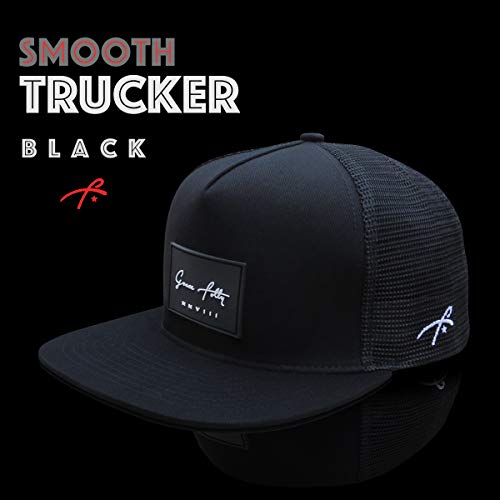 Grace Folly Trucker Hat for Men & Women. Snapback Mesh Caps - color: Black