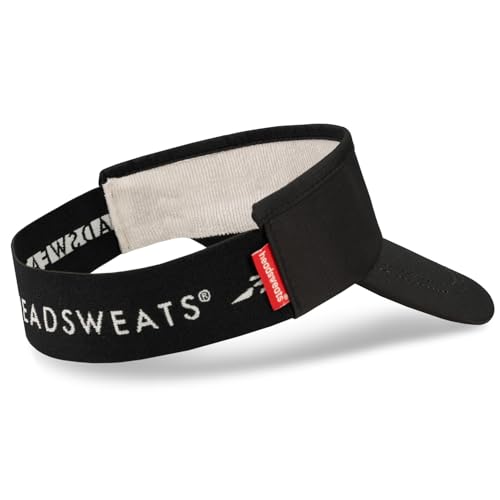 Headsweats Performance Pickleball Hats and Visors - color: Black, style: Visor